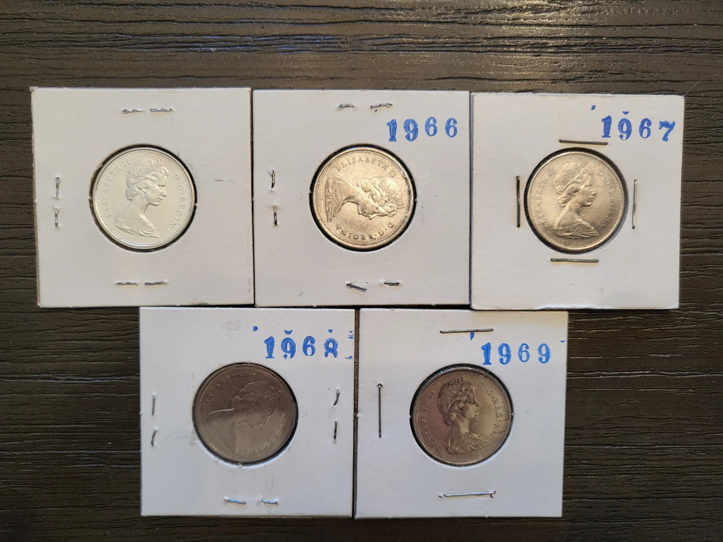 Vintage Canadian Coins - 1965-1969 - photo 2