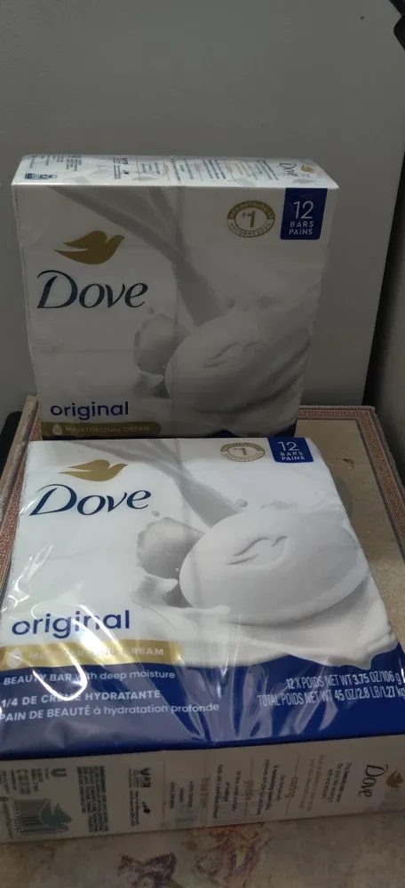 Dove bar soaps .12 bars x 2 packs image indicator(6)