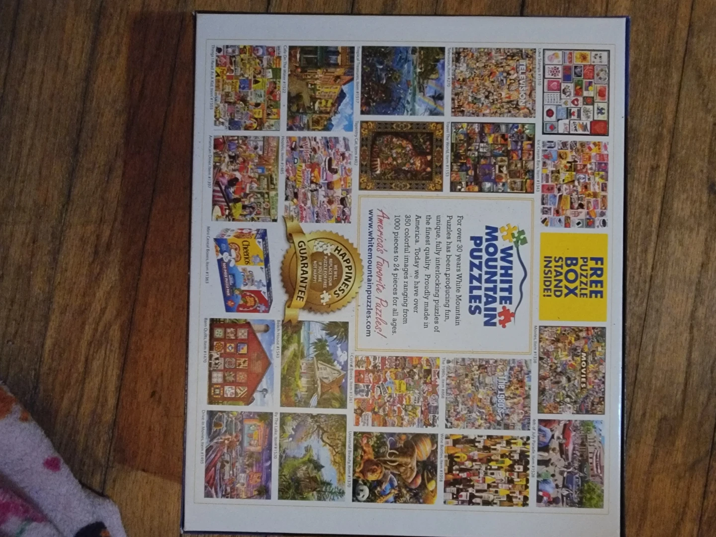 White Mountain Fictions 1000 Piece Puzzle - photo 2