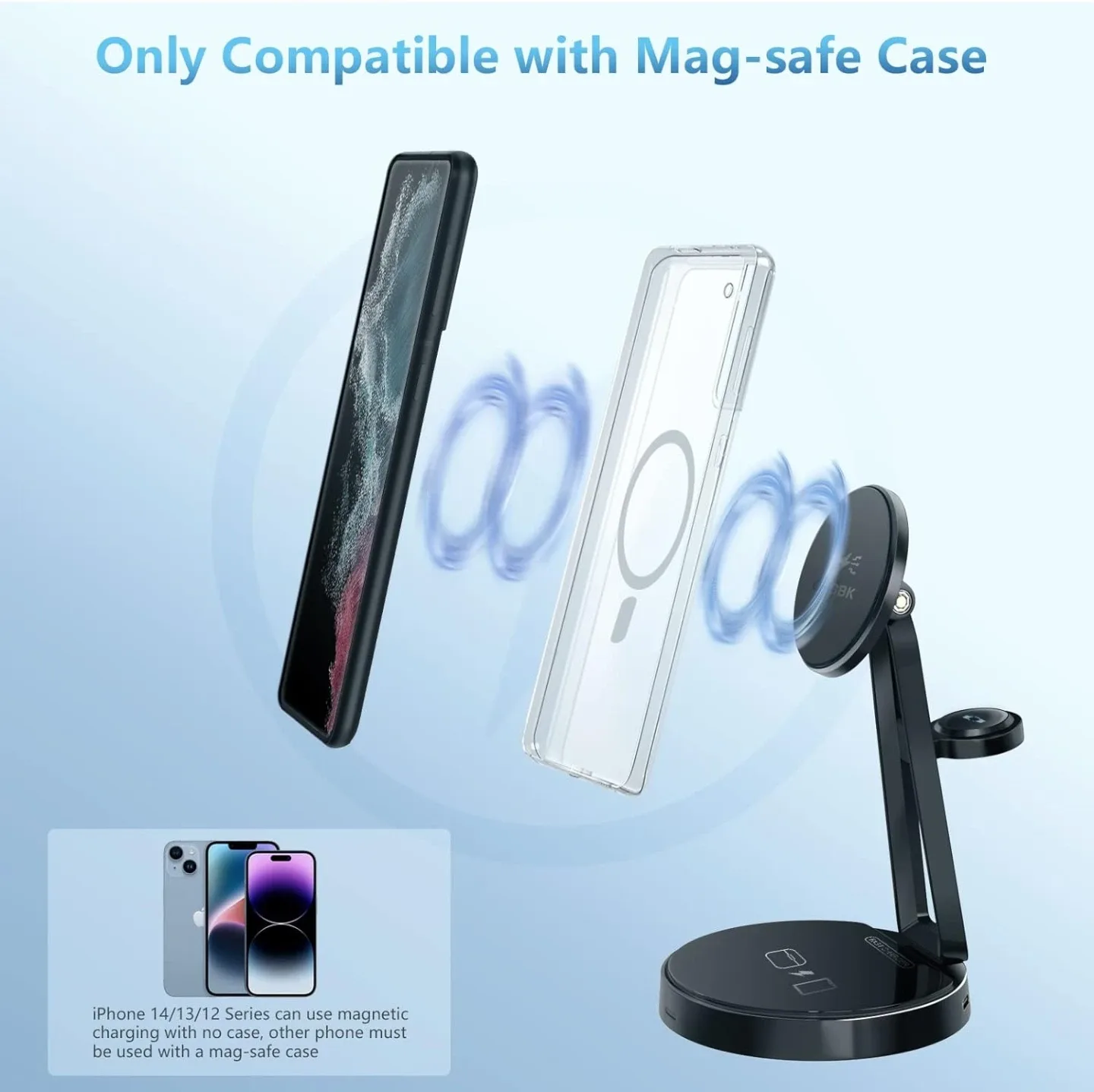 Wireless Charger for Samsung, 3 in 1 Wireless Charging Station image indicator(3)