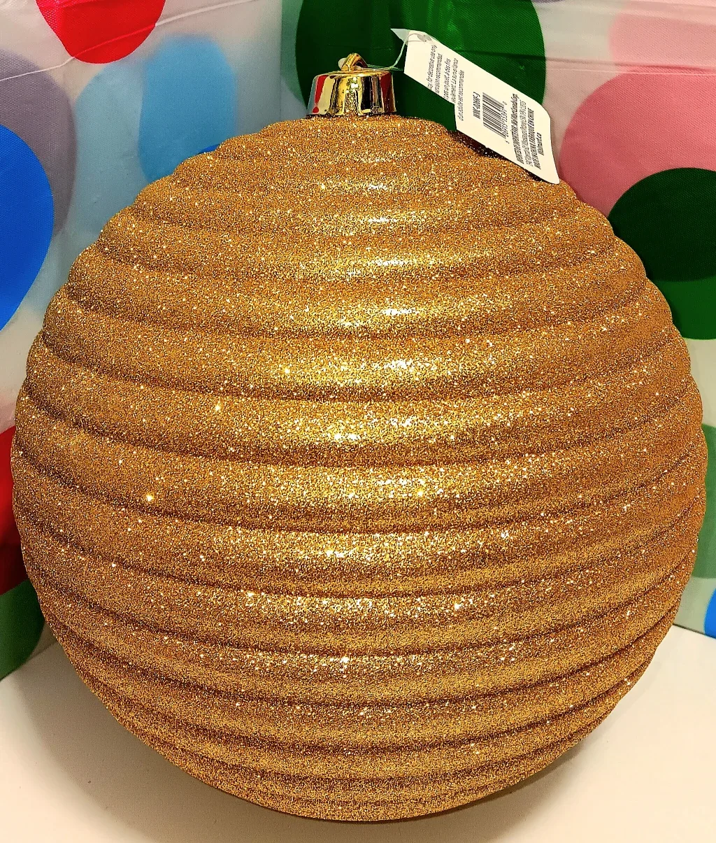 🎄Large Gold Glitter Christmas Ornament🎄