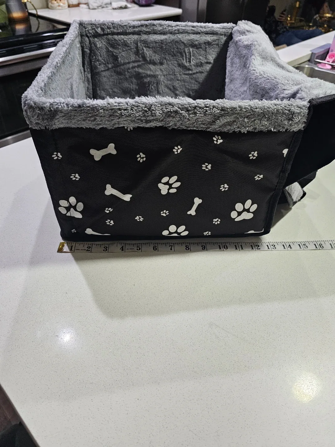 Dog/Cat Booster Car Seat - Black & Pink image indicator(9)