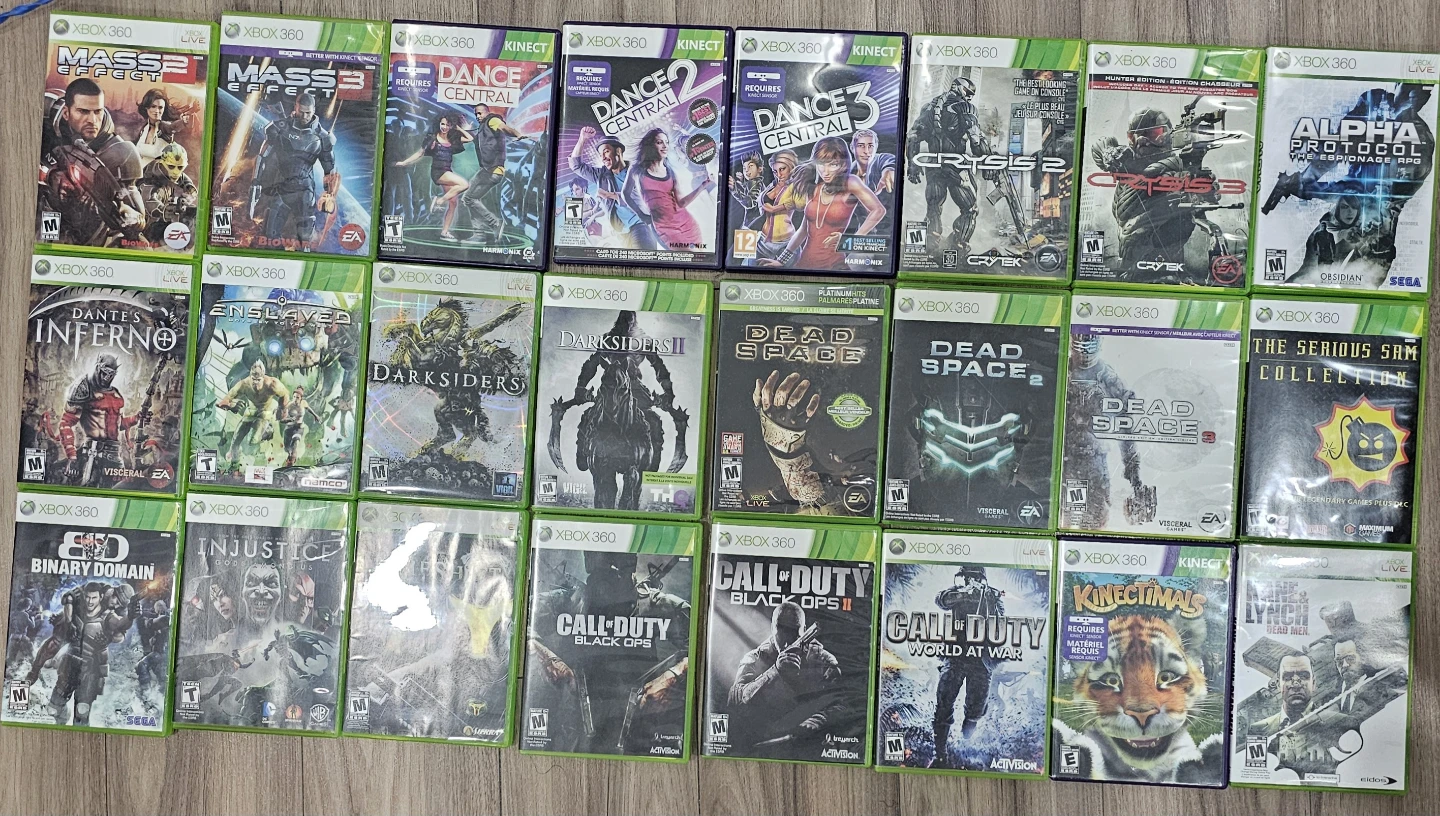 Xbox 360 Games from collector