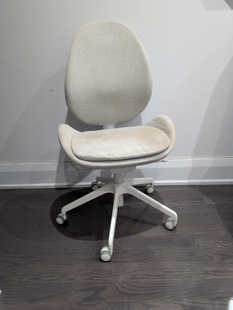 IKEA Renberget Swivel Chair - Light Grey