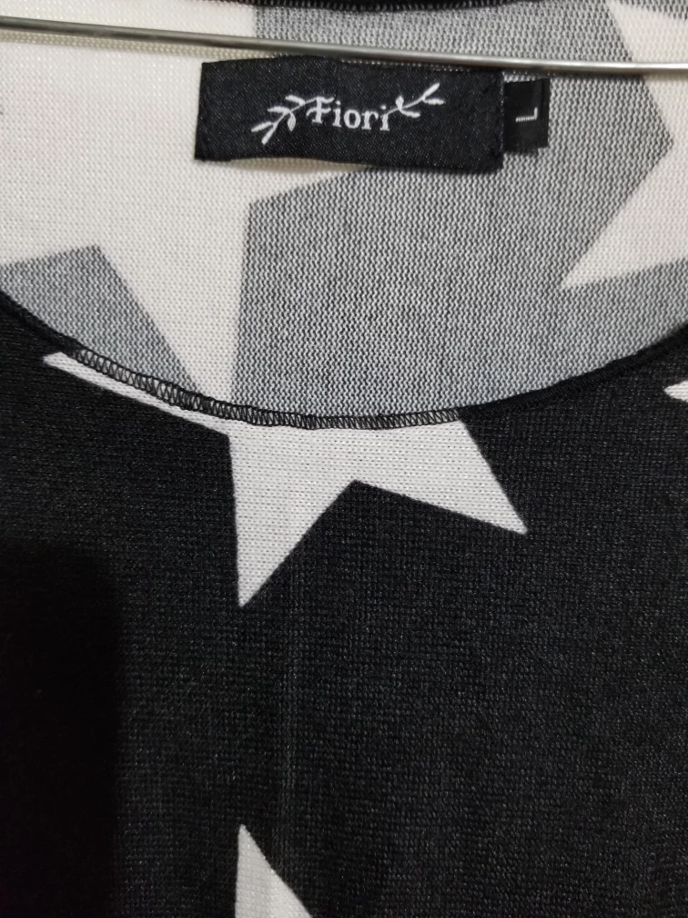 Fiori Star Print Top - Size L - photo 3