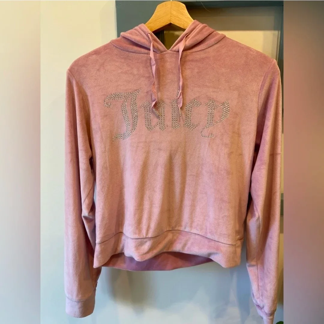 Juicy Couture Pink Velour Hoodie image indicator(2)