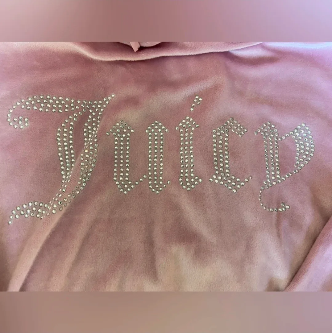 Juicy Couture Pink Velour Hoodie image indicator(4)