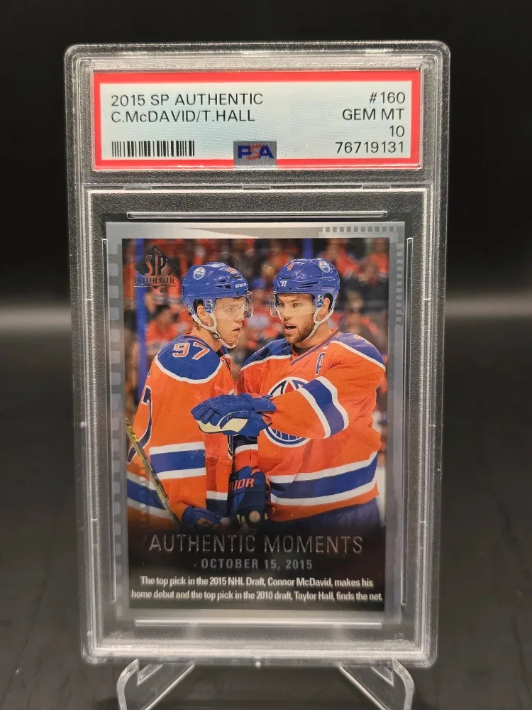 Connor McDavid & Taylor Hall Hockey Card