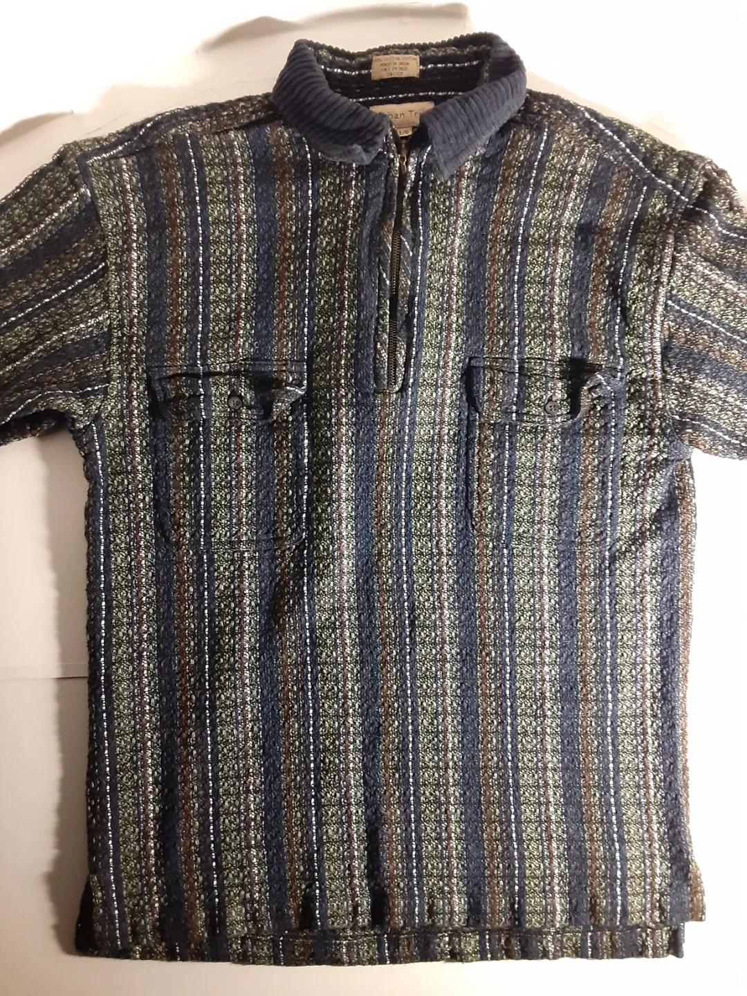 Urban Tribe - Striped Pattern Long Sleeve Shirt | S: LG image indicator(2)