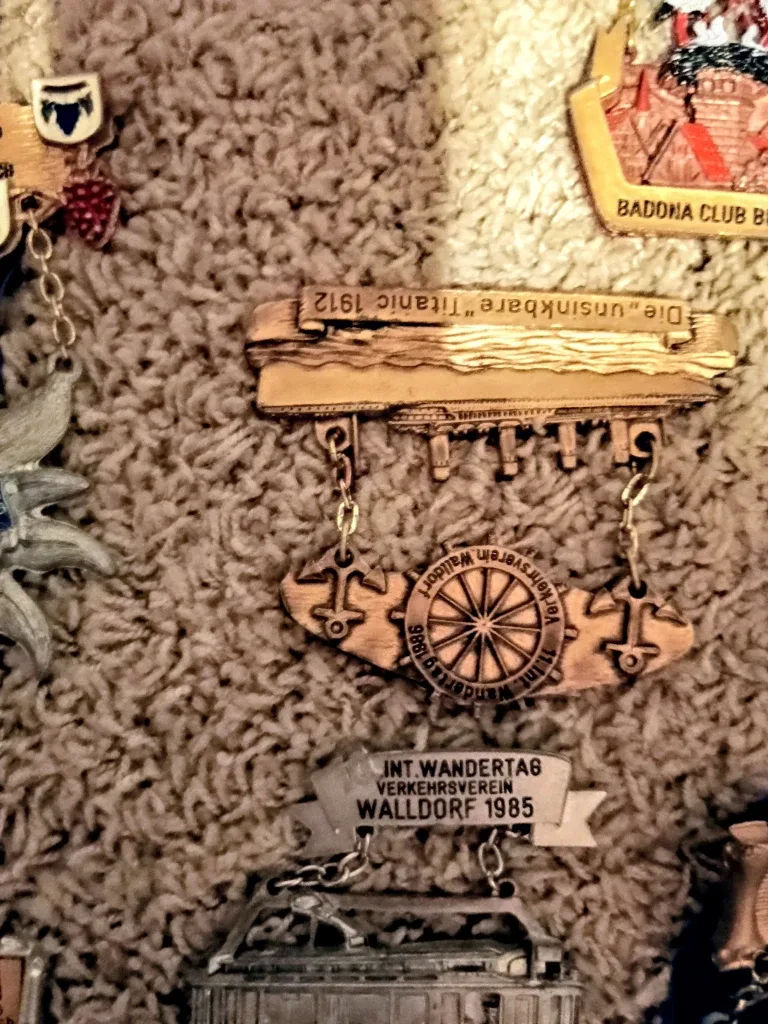 Vintage Titanic & Badona Club Pins