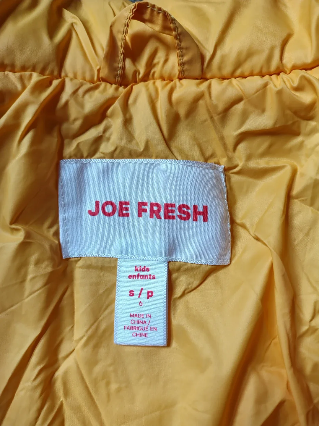 Joe Fresh Kids Puffer Jacket - Size S (6) image indicator(2)