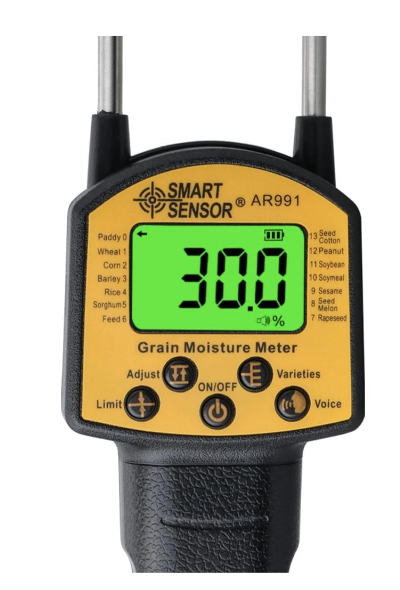 Smart Sensor Ar991 Digital Grain Moisture Meter 14 grains - photo 2