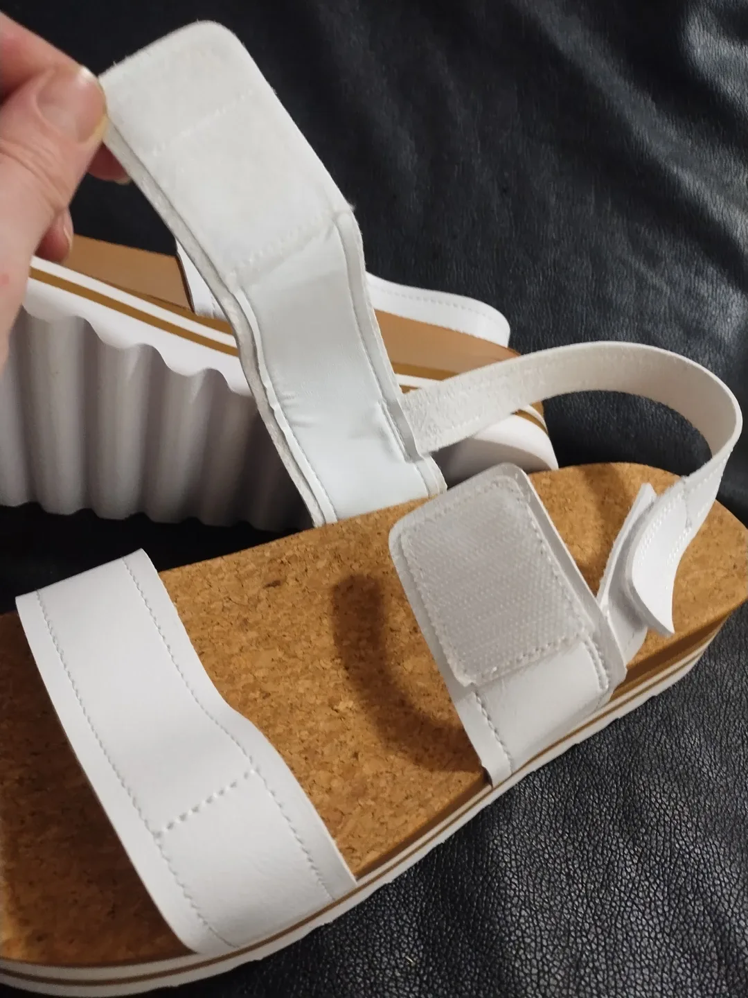Zitop White Platform Sandals - Size 12 (New) image indicator(5)