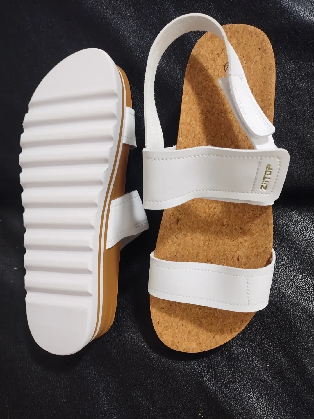 Zitop White Platform Sandals - Size 12 (New) image indicator(6)