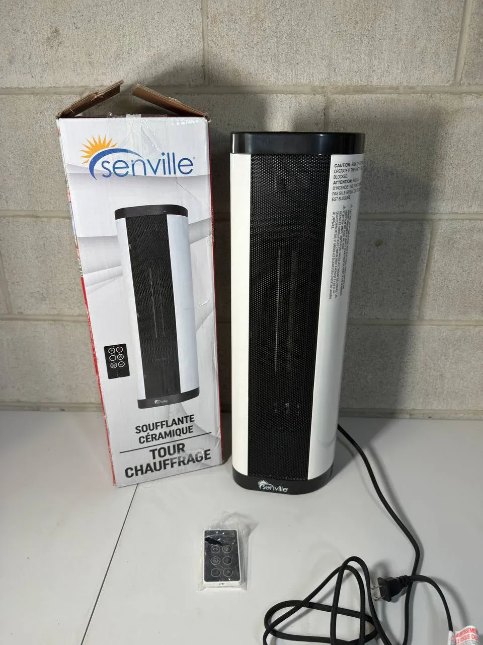 Senville 1500W Space Heater for Indoor Use, Electric, Ceramic image indicator(2)