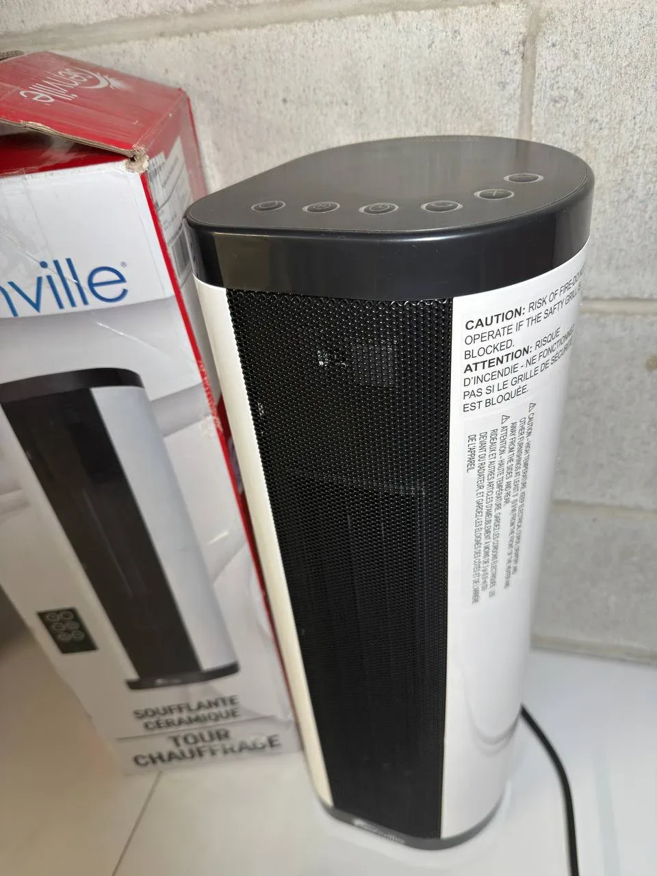 Senville 1500W Space Heater for Indoor Use, Electric, Ceramic image indicator(4)