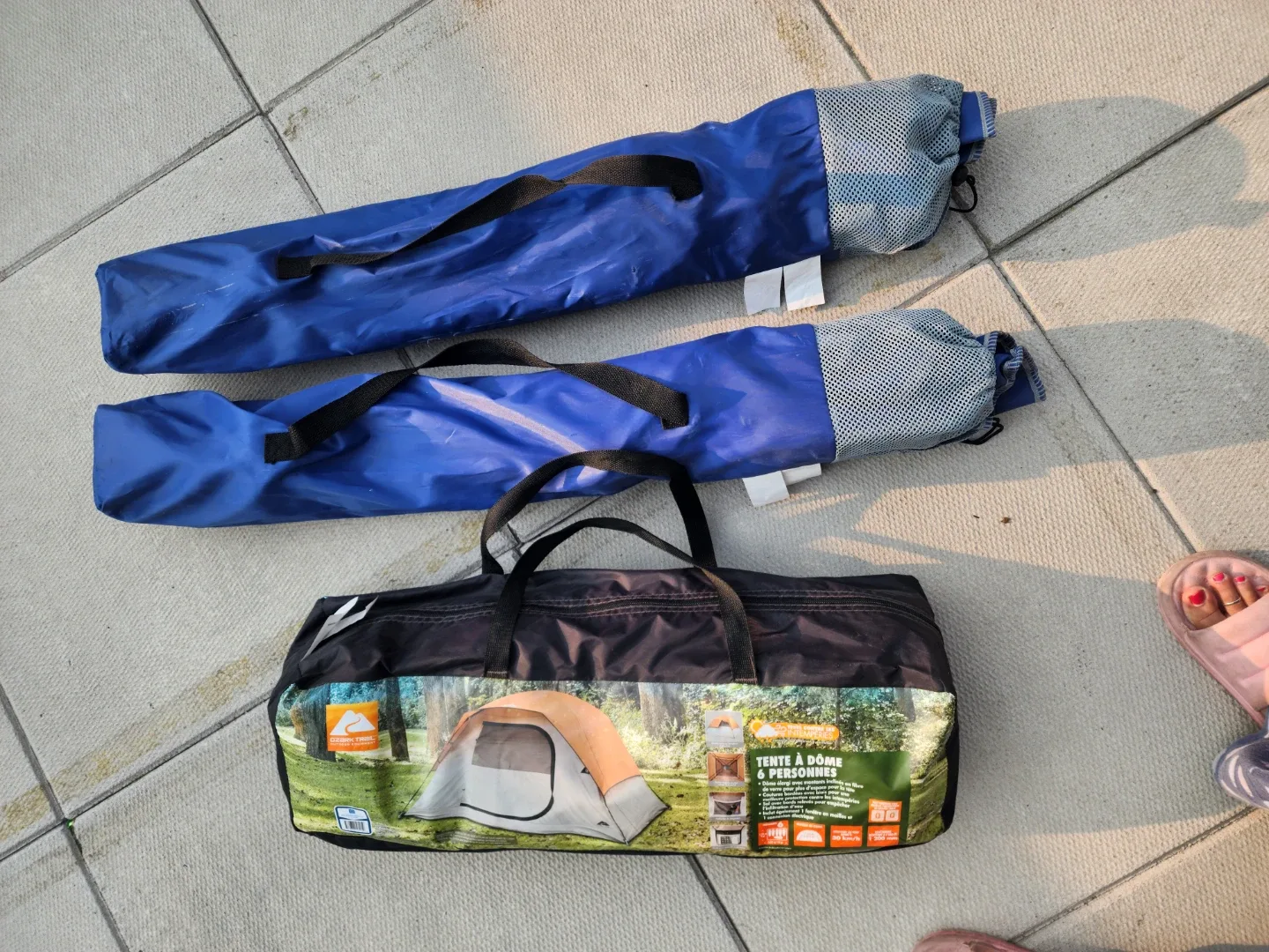 Ozark Trail 6-Person Dome Tent & 2-Camping Chairs