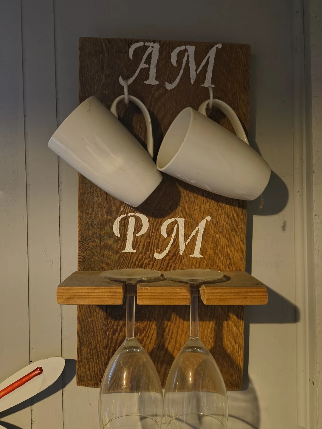 Coffee and wine rack