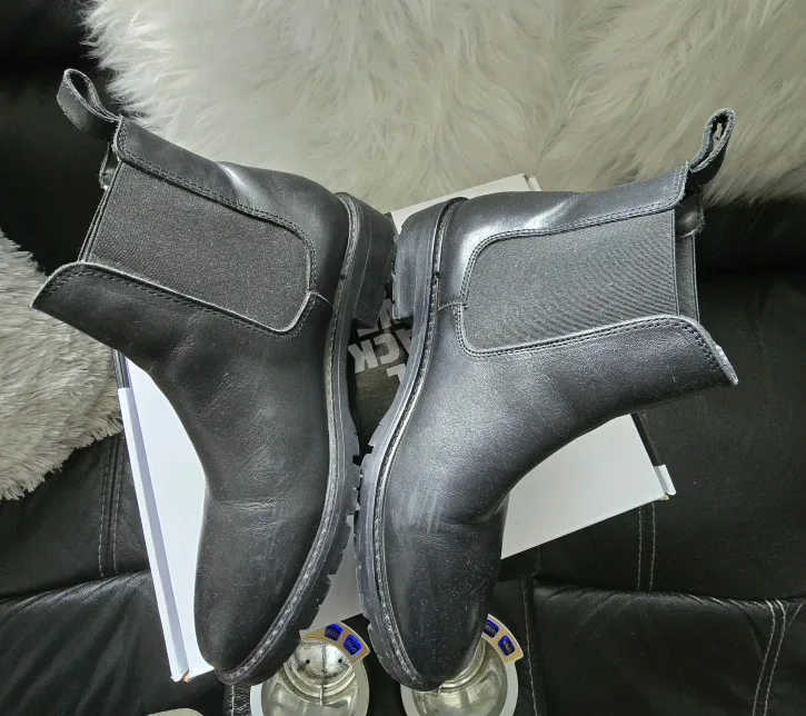 Brand new Stevie Madden leather ankle boots for sale $69 image indicator(3)