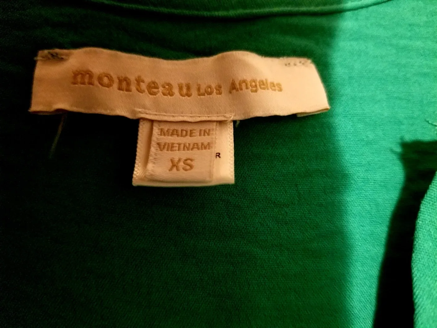 NWOT Monteau Los Angeles Green Maxi Dress image indicator(3)