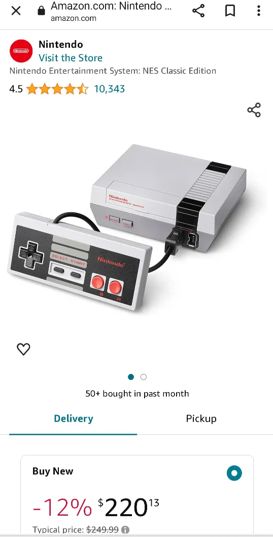 NES Classic Edition with 30 RETRO Games Pre- Insralled image indicator(2)