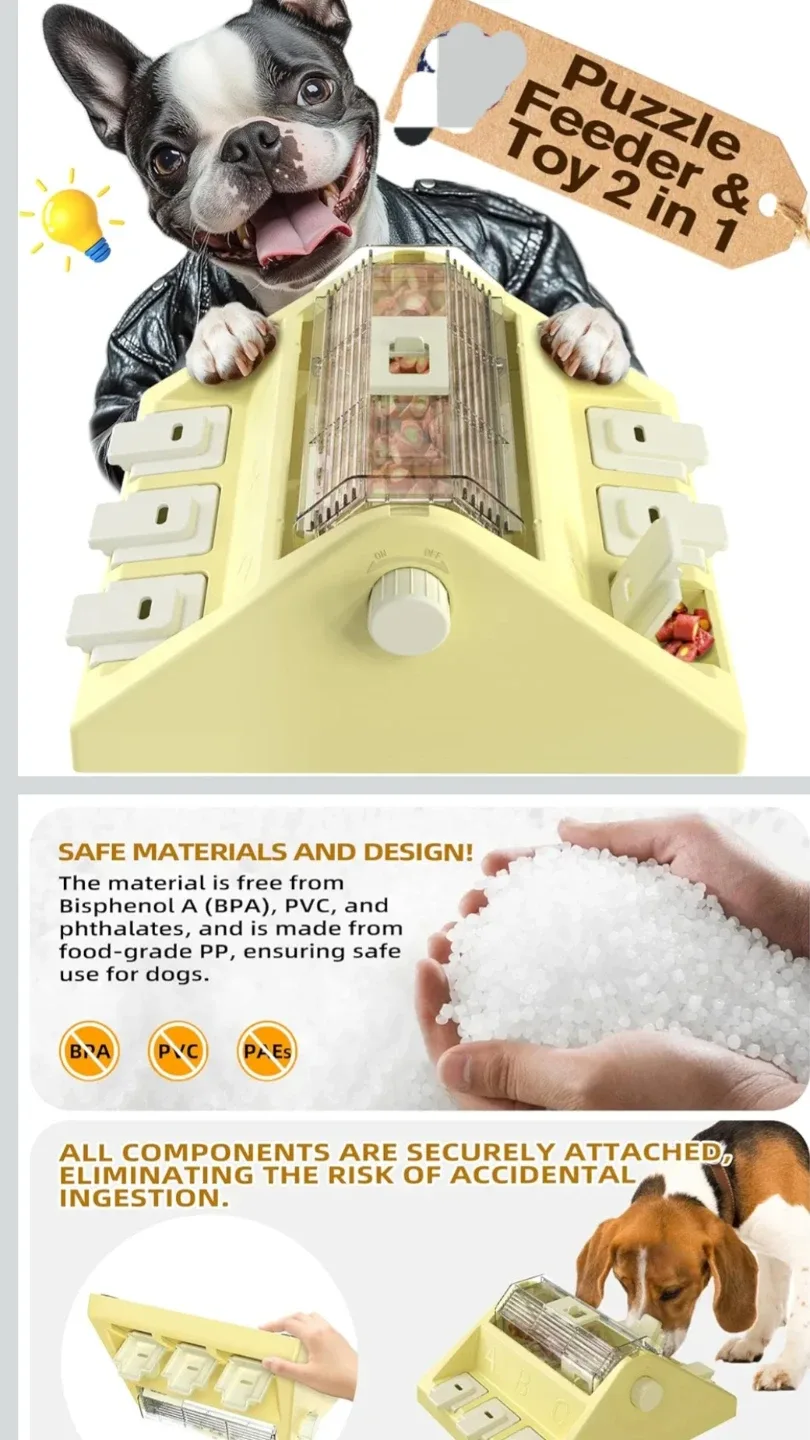 KADTC Dog Spinning Barrel Puzzle Toy - New in Box! image indicator(4)