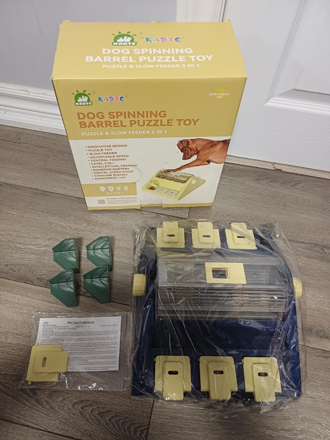 KADTC Dog Spinning Barrel Puzzle Toy - New in Box! image indicator(7)