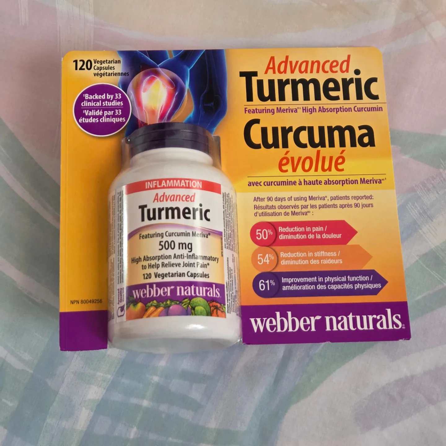 🆕Webber Naturals Advanced Turmeric 500mg