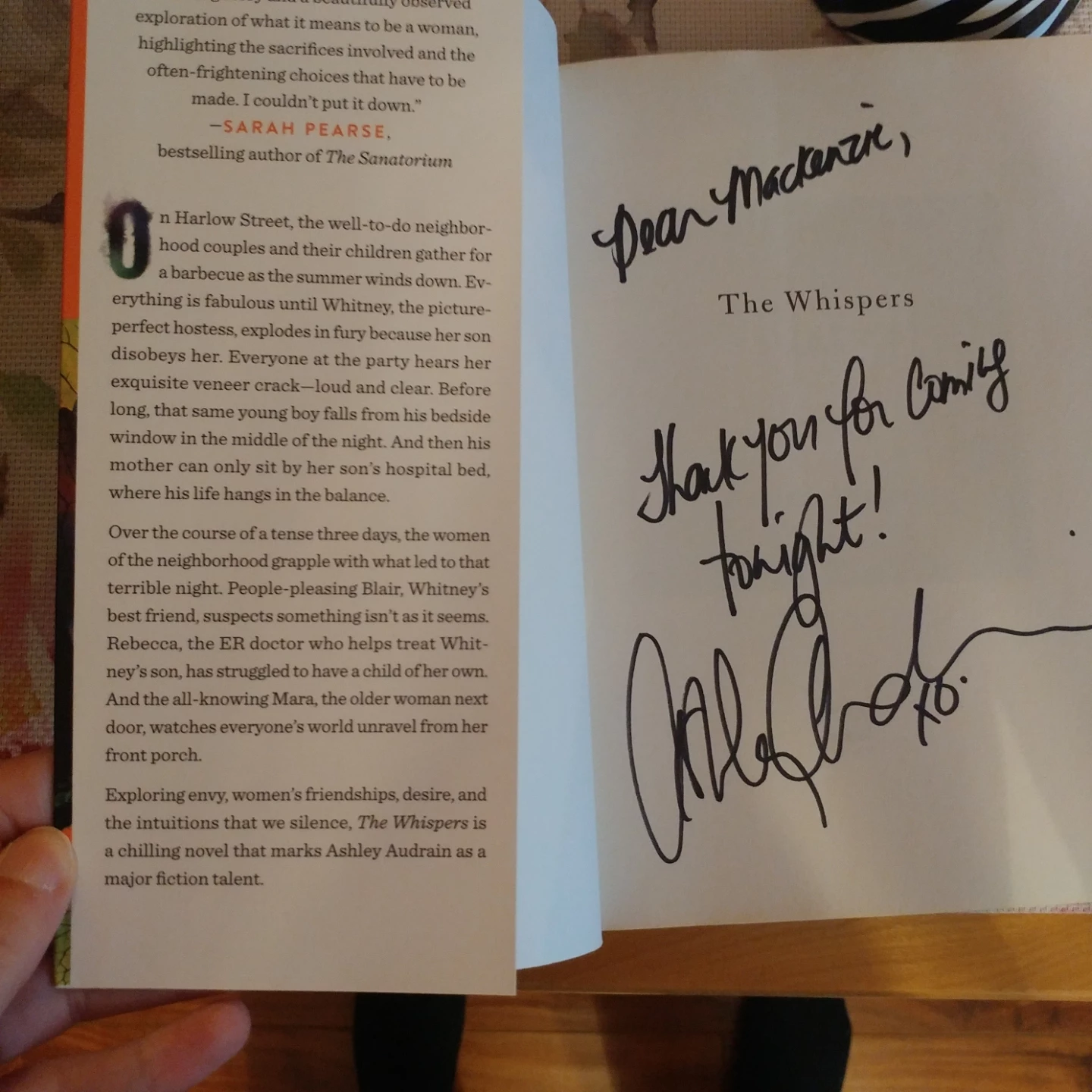 The Whispers Signed by Ashley Audrain - photo 2