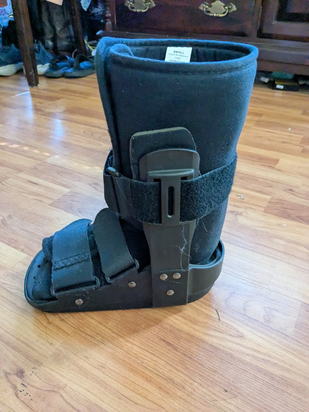 Black Medical Walking Boot - Size Small - photo 4