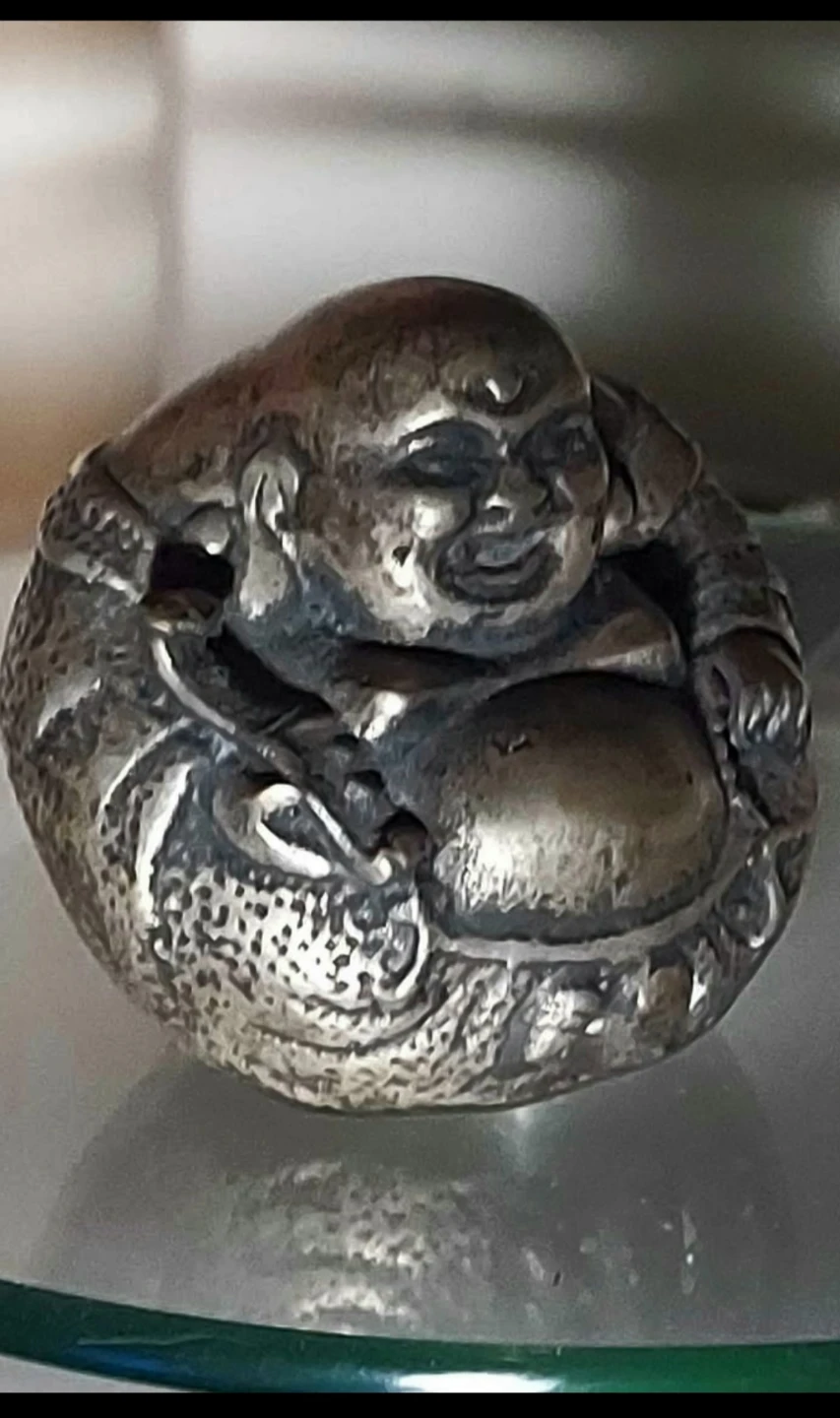Old Tibetan HANDMADE Buddha Figure