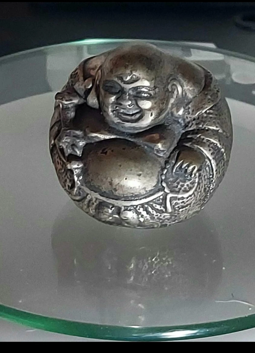 Old Tibetan HANDMADE Buddha Figure - photo 3