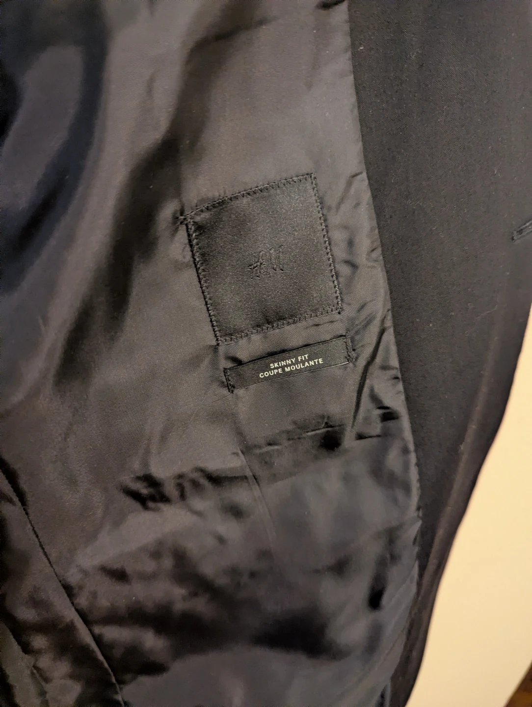 H&M Skinny Fit Black Blazer - photo 3