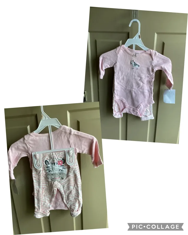 Girls sz 6 months outfits $3 each image indicator(2)