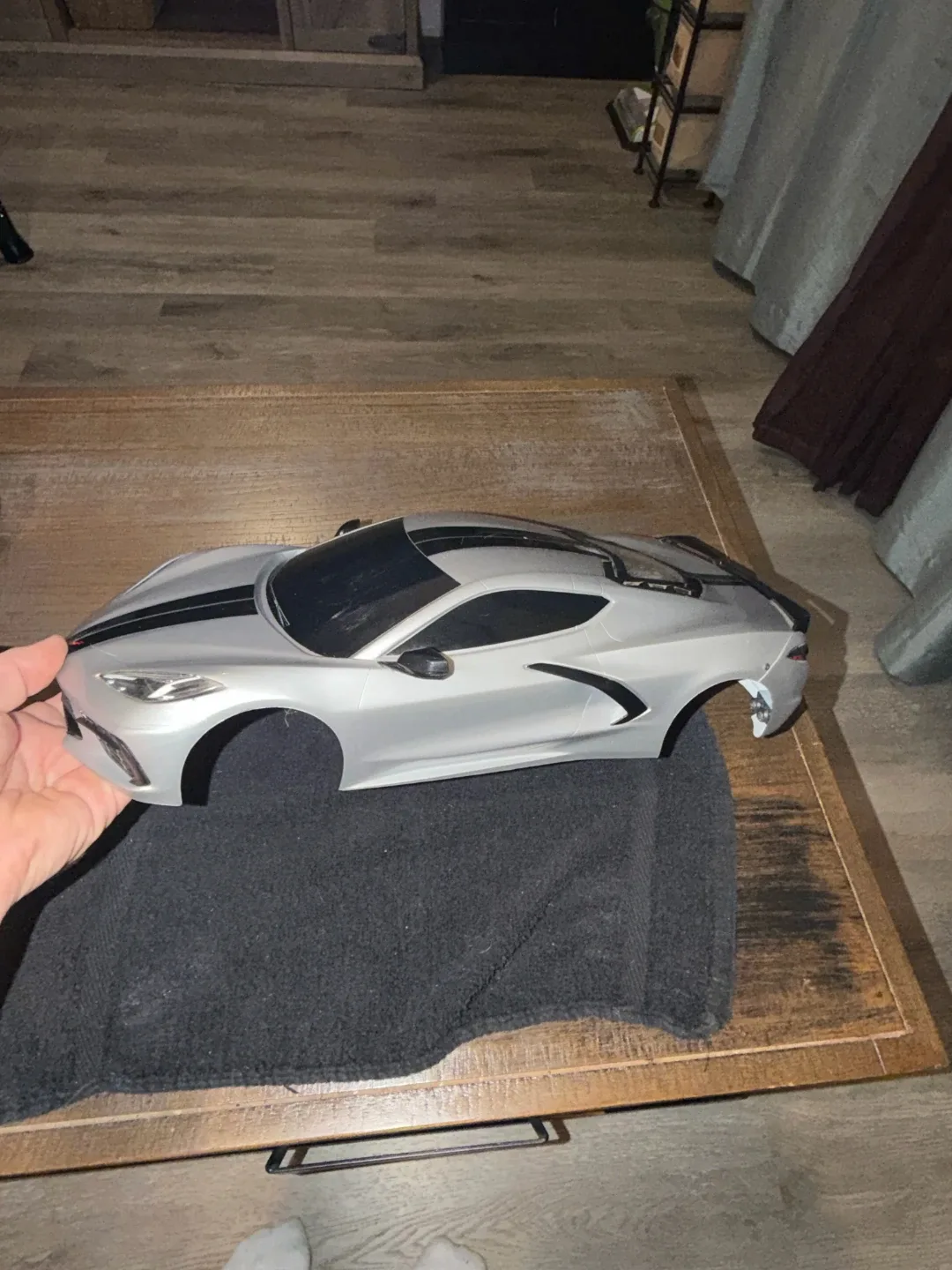 Traxxas Corvette C8 RC Car with upgraded motor image indicator(5)