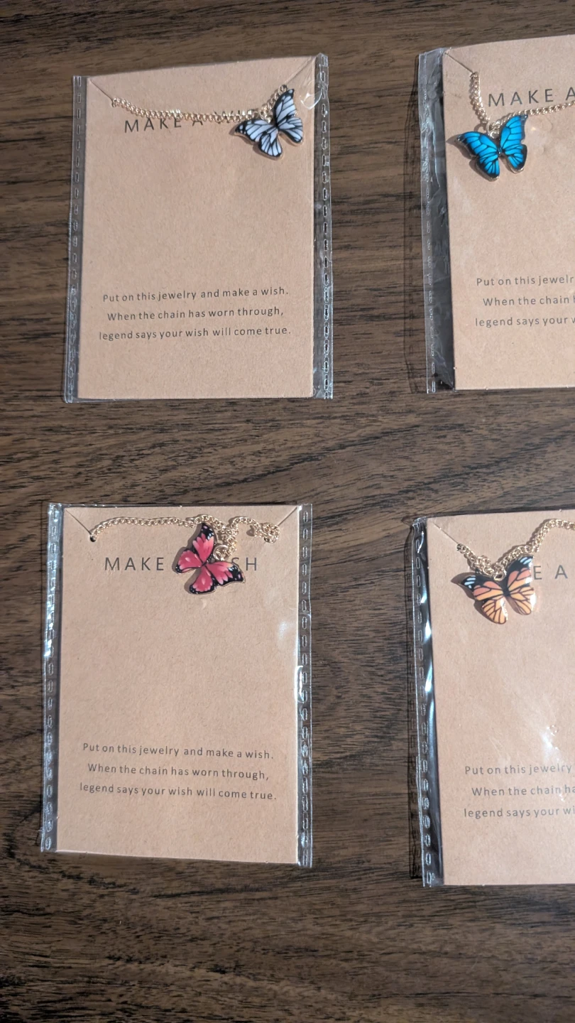 Butterfly Wish Necklace - Assorted Colours - photo 3