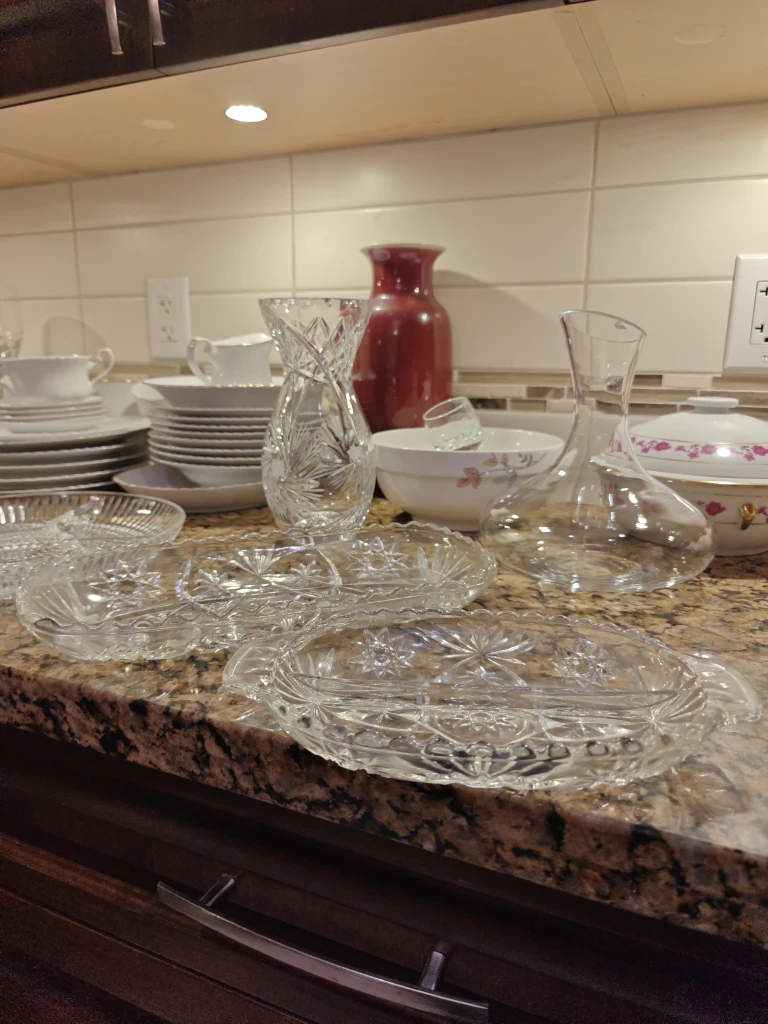 Crystal Serving Dishes