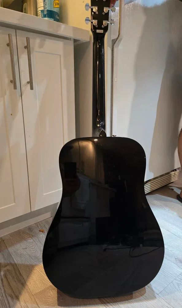 Fender CD-60S Black Acoustic Guitar image indicator(6)