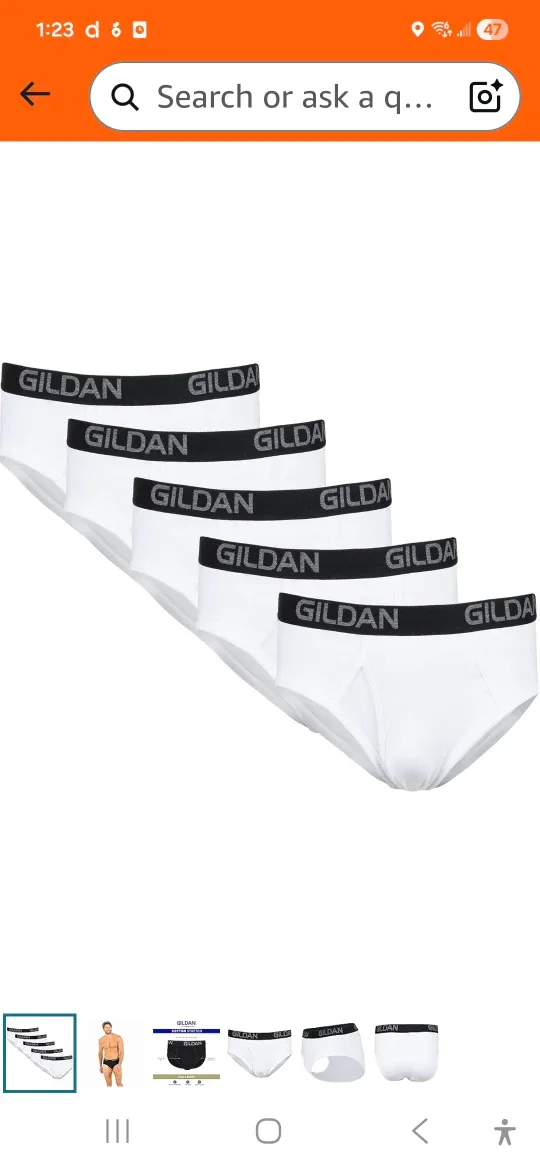 New Gildan Men's Briefs - Size 38 (Large) image indicator(5)