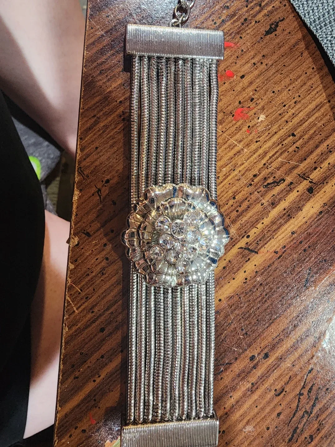 Vintage premier designs Silver Mesh Bracelet image indicator(2)