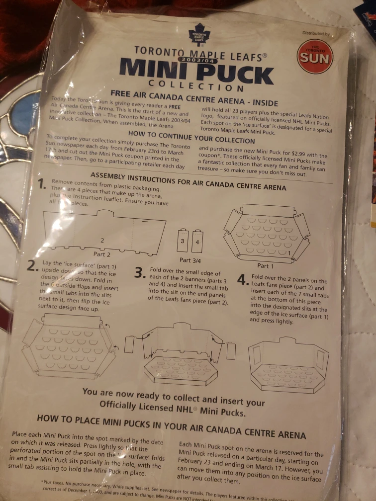 Toronto Maple Leafs Mini Puck Collection 2003/04 - photo 4
