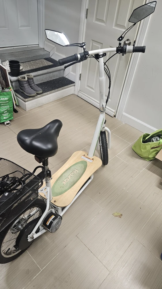 Razor Electric Scooter with Basket - photo 2
