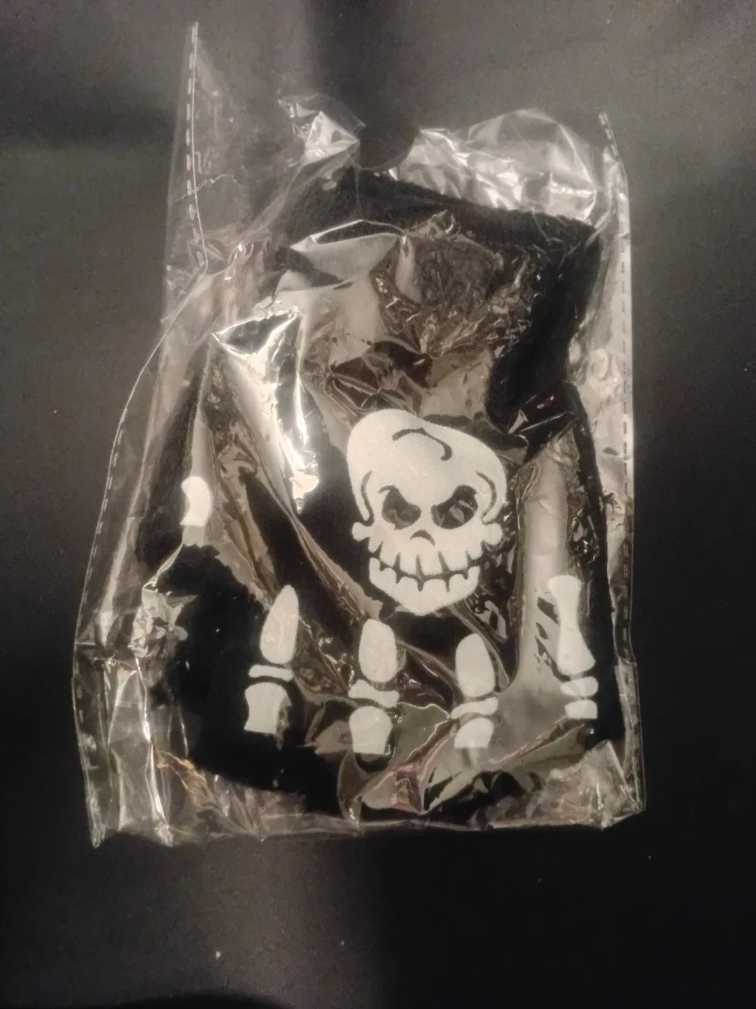 NEW!  LUOFUR Halloween Skeleton Fingerless Gloves image indicator(7)