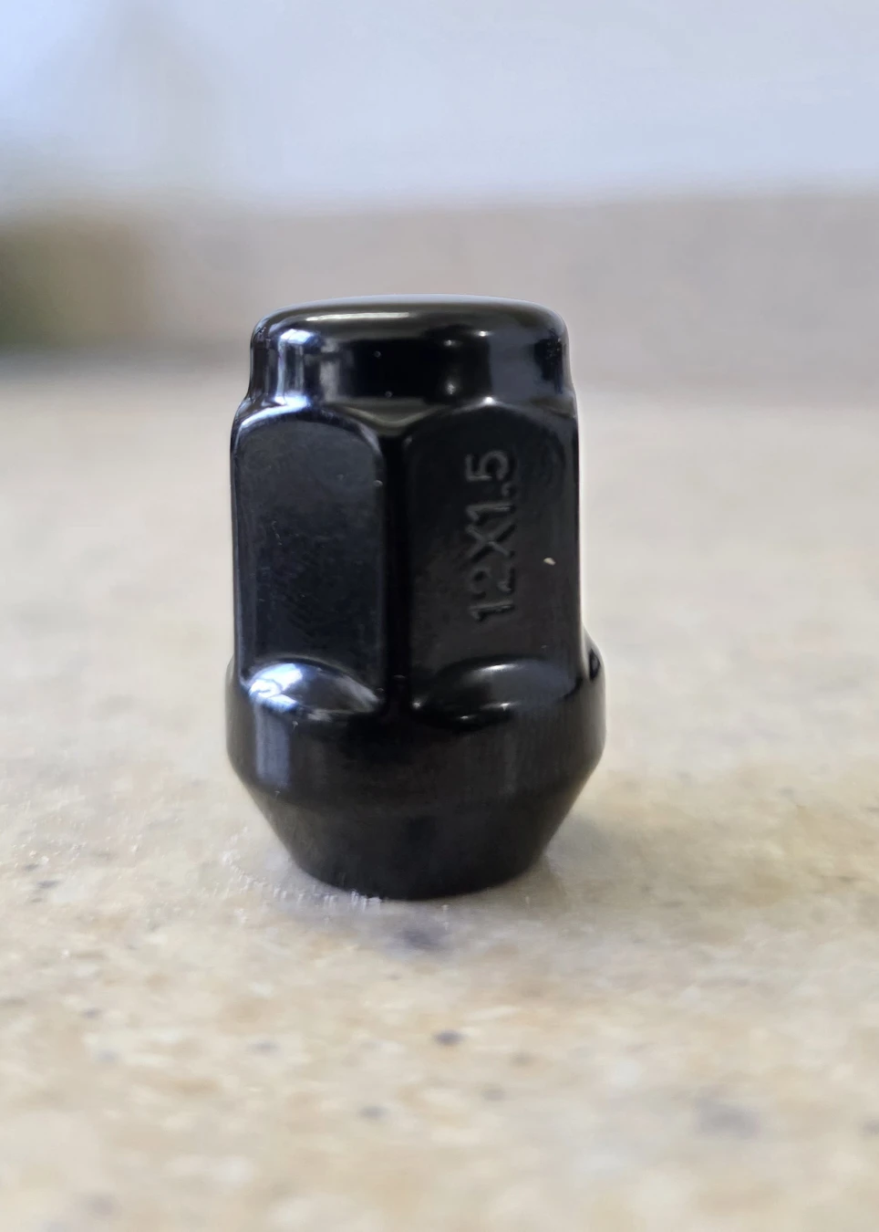 Set of 20 Black 12x1.5 Lug Nuts - photo 2