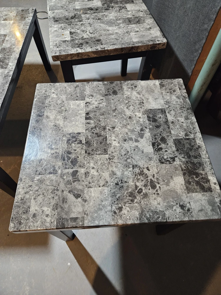 Marble Tile Top Table Set - photo 4