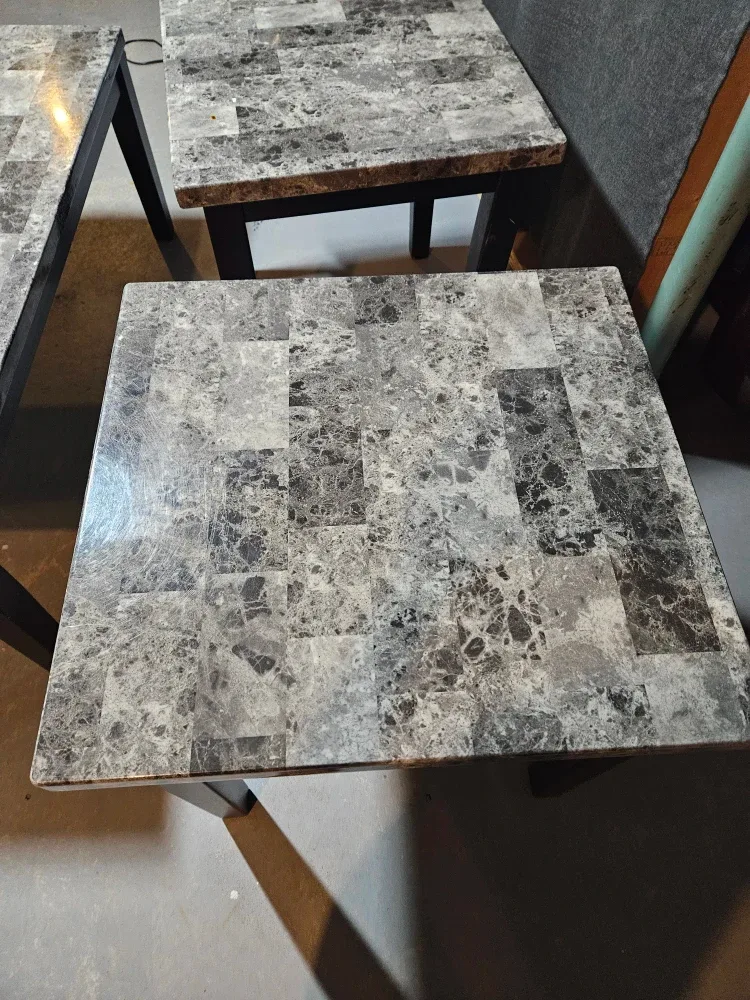 Marble Tile Top Table Set image indicator(4)