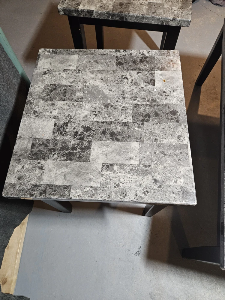 Marble Tile Top Table Set - photo 5