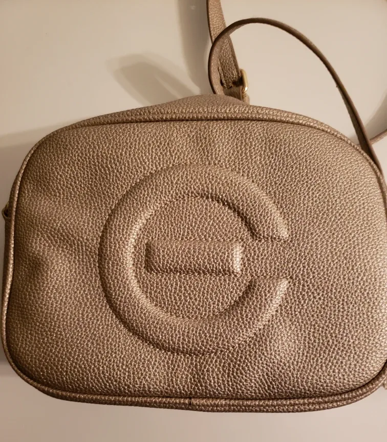 Elizabeth Grant Crossbody Purse - Muted Gold