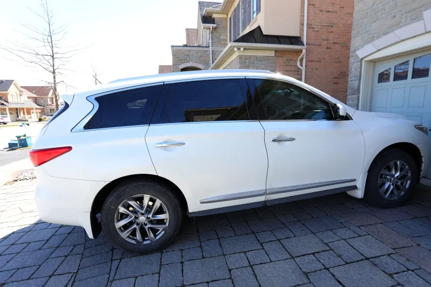 White 2013 infiniti QX60 SUV image indicator(4)