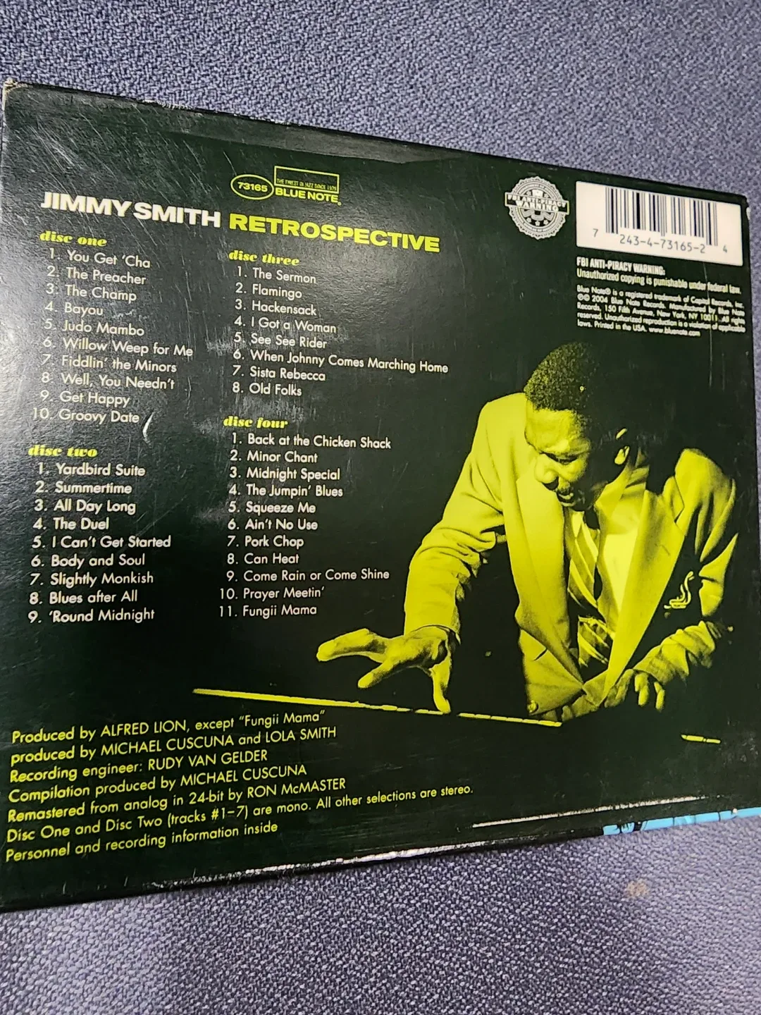 Jimmy Smith Retrospective 4CDs Jazz image indicator(2)